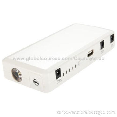 Multifunction Car Starter, 12,000mAh, Start 12V Vehicle, Fits for Mobiles, Laptops, Cameras